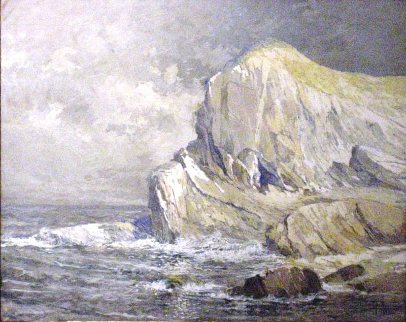 Rocks of Alto Mar by Antonio Parreiras
