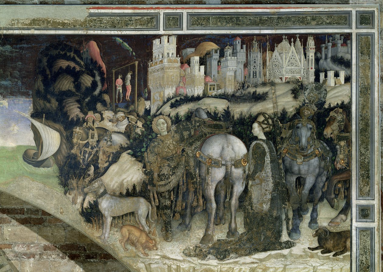 St. George Rescuing the Princess of Trebizond, c.1433-38 by Antonio Pisanello