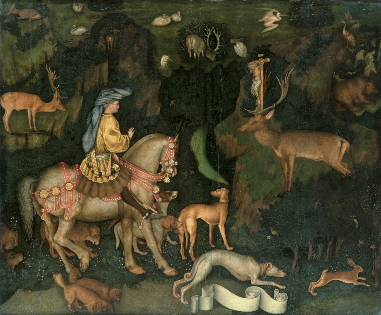 The Vision of St. Eustachius by Antonio Pisanello