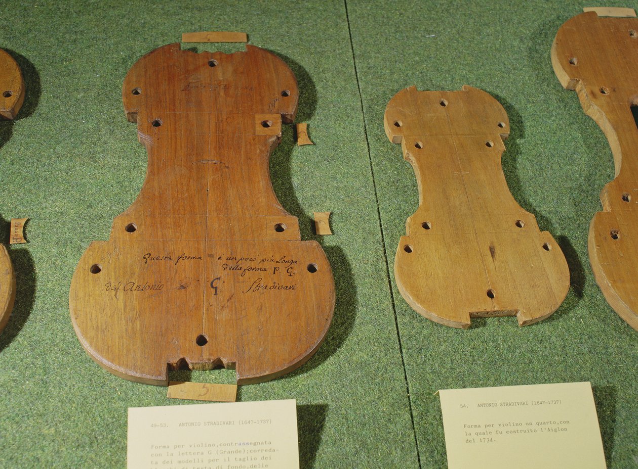 Violin Forms by Antonio Stradivari