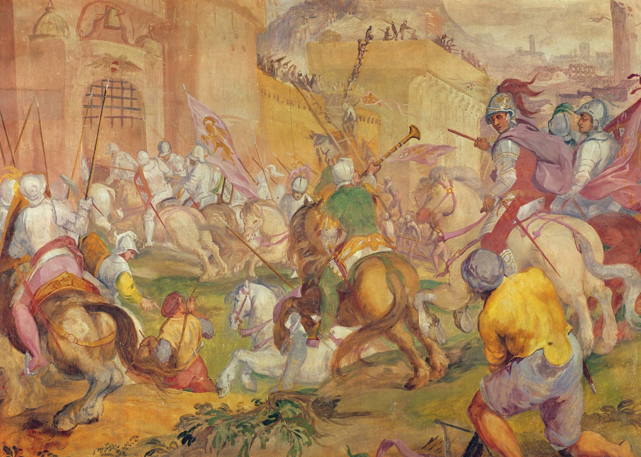 Conquest of a Turkish Town by the Venetians by Antonio Vassilacchi