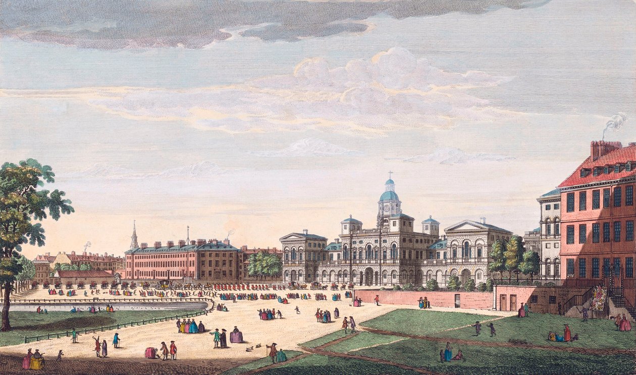 Parade of St James Park, London 18th Century by Antonio (after) Canaletto