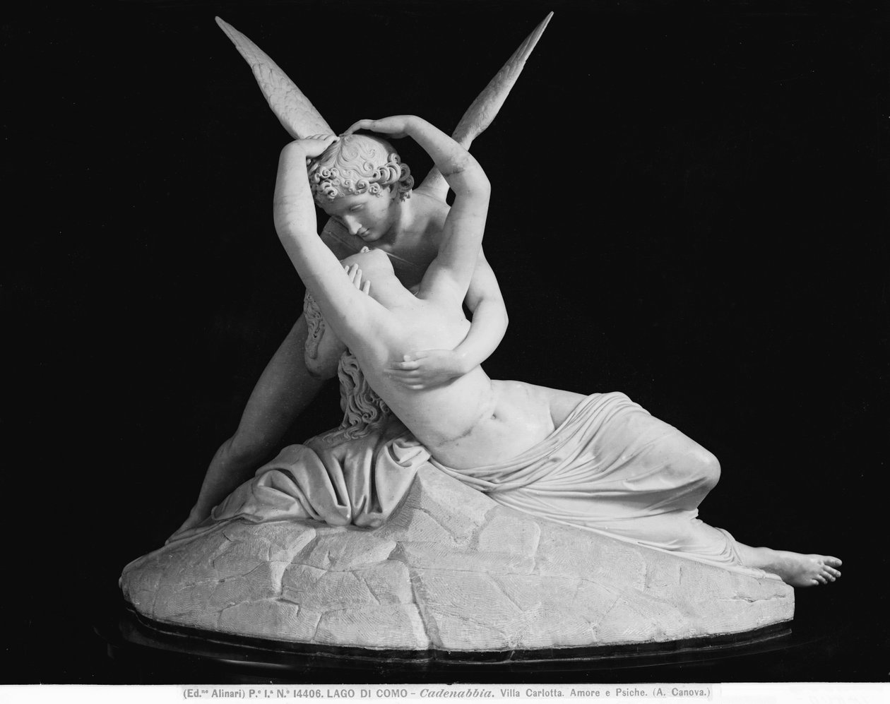 Love and Psyche, copy by Adamo Tadolini by Antonio (after) Canova