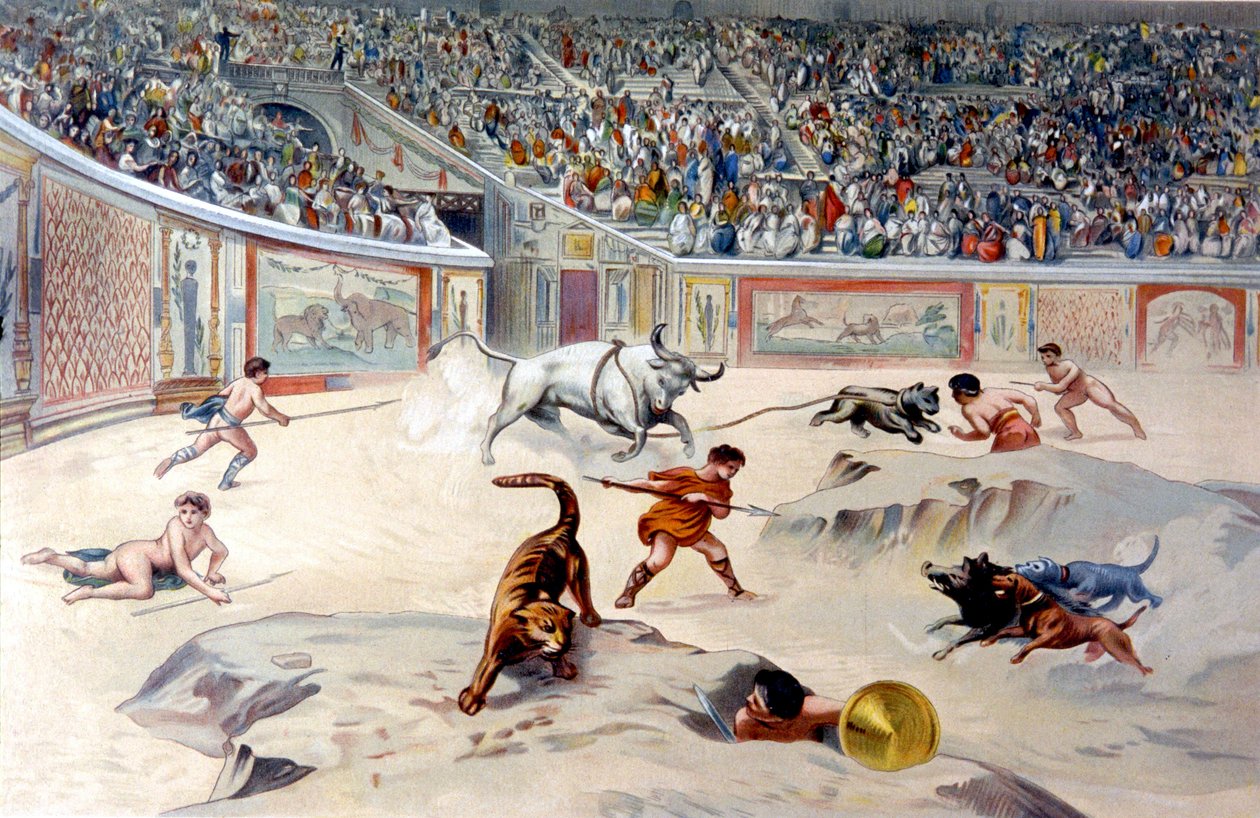 Circus Games in Pompei by Antonio (after) Niccolini
