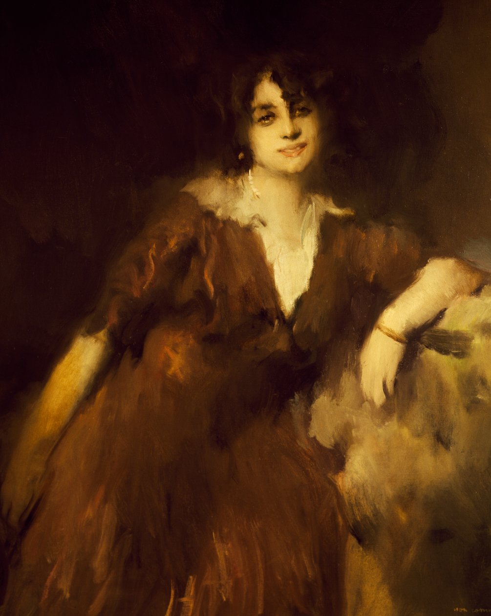 Portrait of Rosina Storchio by Antonio Ambrogio Alciati