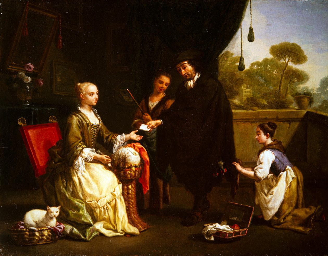 A Pair of Genre Subjects by Antonio Amorosi
