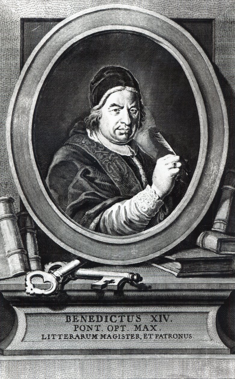 Pope Benedict XIV by Antonio Baratti