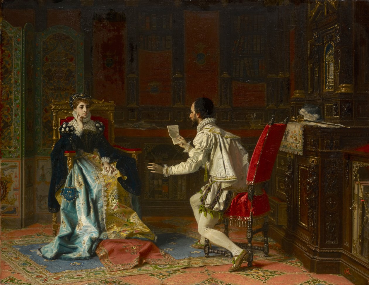 Tasso Reading His 