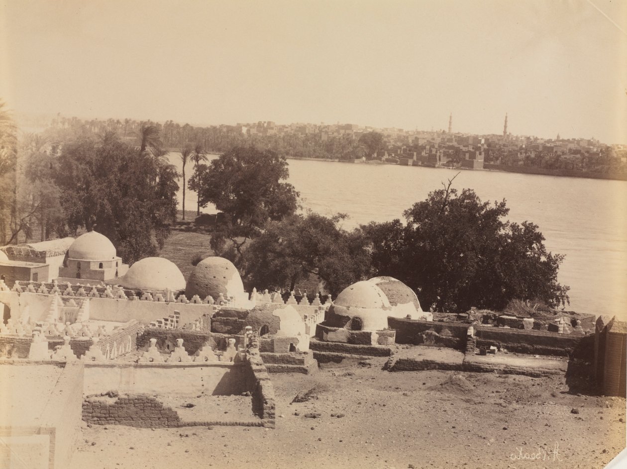 Asyut, View from the Mountain, c1870s-1880 by Antonio Beato
