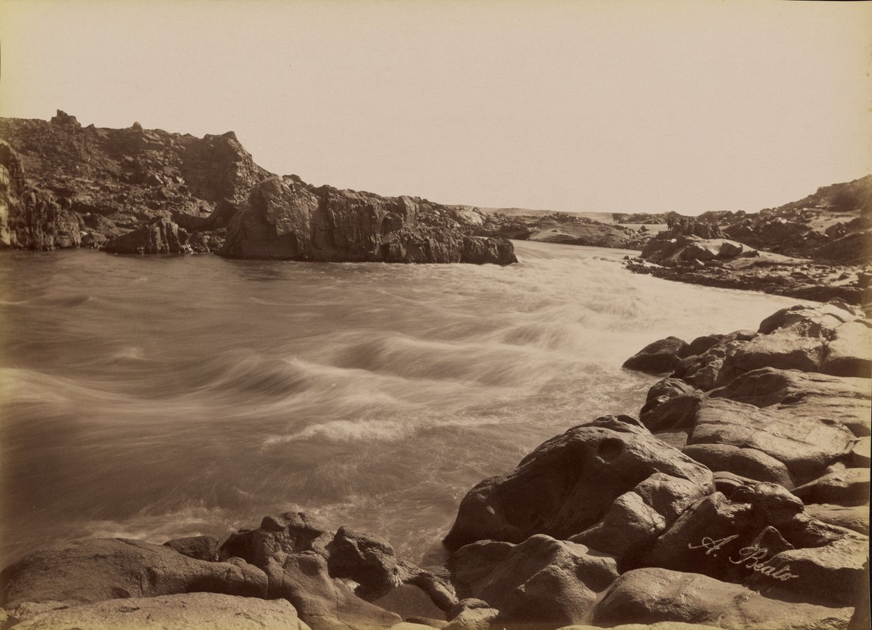 The Rapid of the First Cataract by Antonio Beato