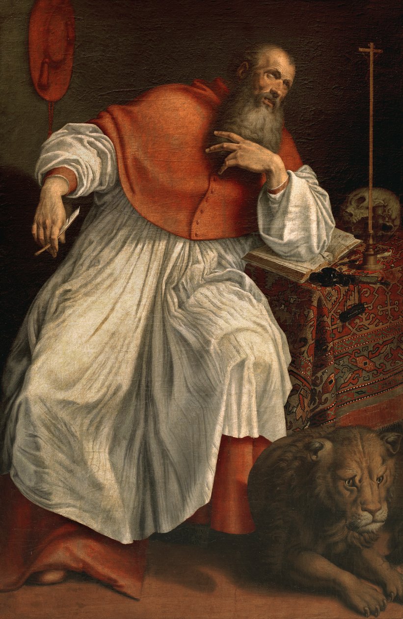 Saint Jerome by Antonio Campi