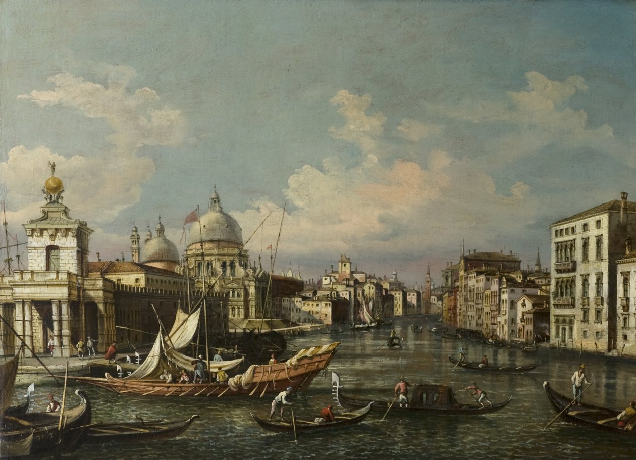 The Mouth of the Grand Canal by Giovanni Antonio Canal