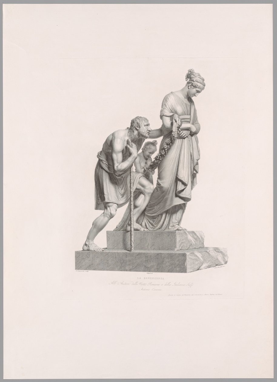 Charity, from Oeuvre de Canova by Antonio Canova