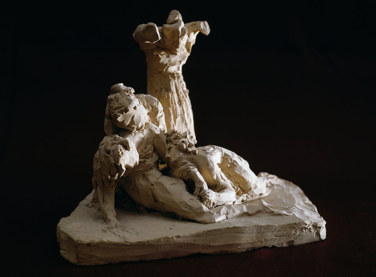 Lamentation of Christ, Terracotta Sketch by Antonio Canova, Possagno, Veneto, Italy by Antonio Canova