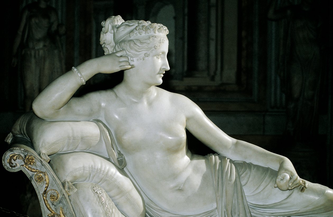 Paolina Borghese as Venus Victrix by Antonio Canova