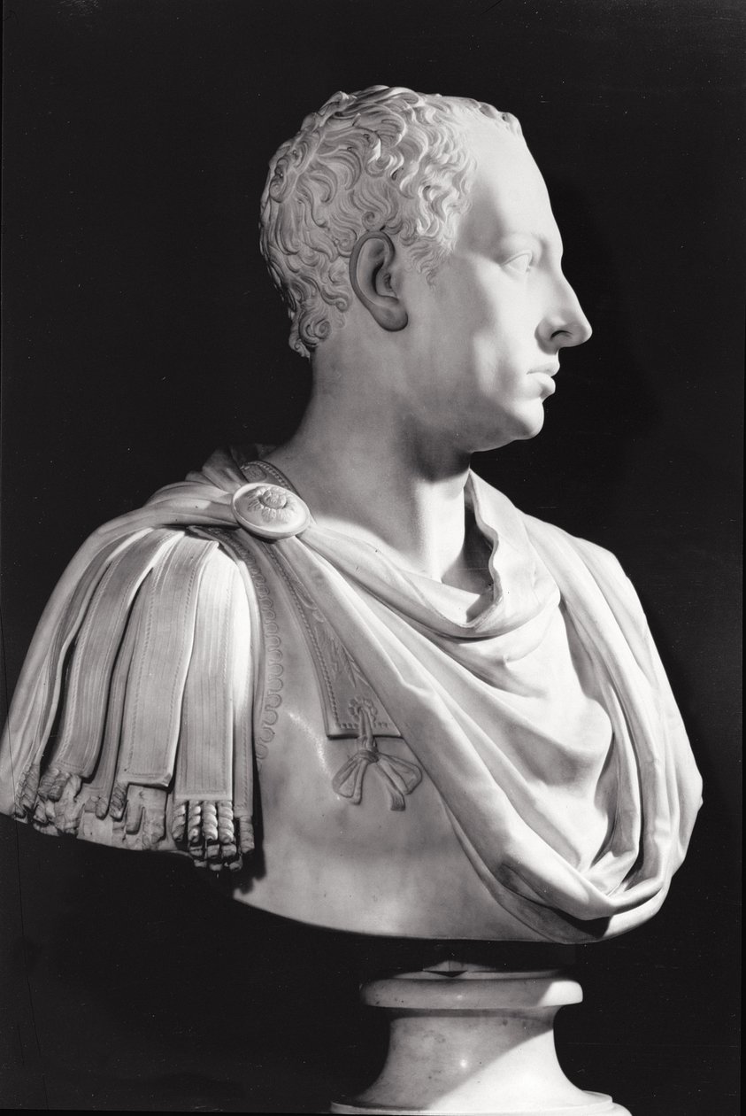 Portrait Bust of Francis I (1708-65), Holy Roman Emperor by Antonio Canova