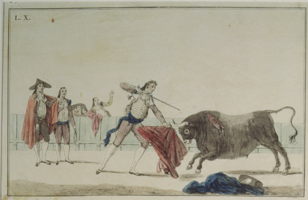 Suerte de Matar (Bullfighting Stage) by Antonio Carnicero