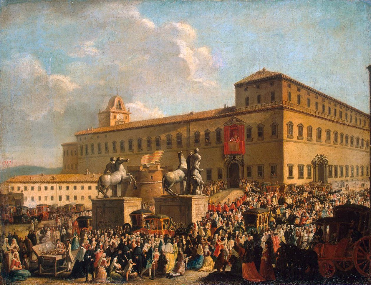 Festival Before the Quirinal Palace, 1767 by Antonio Cioci