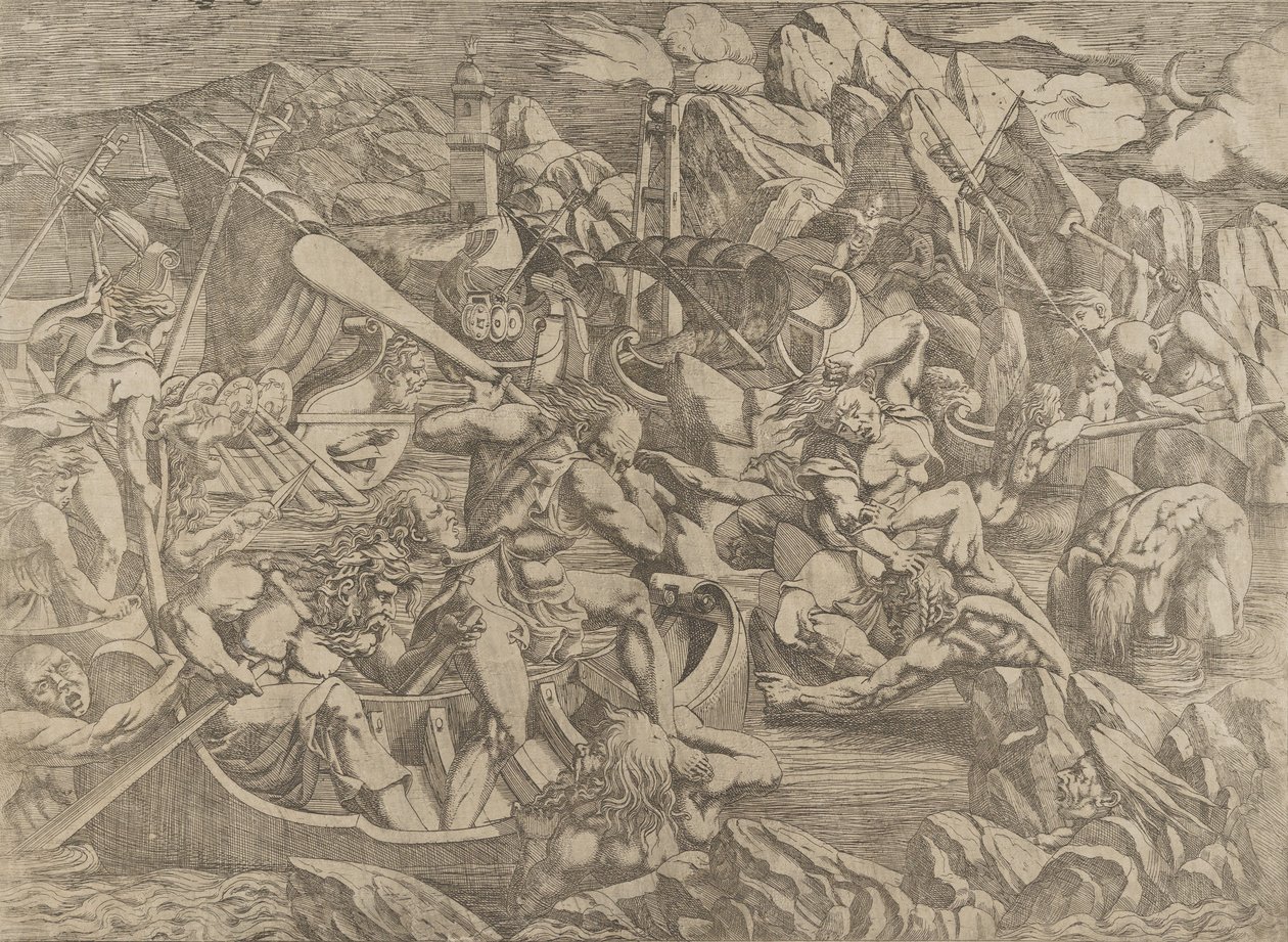 Revenge of Nauplius by Antonio Fantuzzi