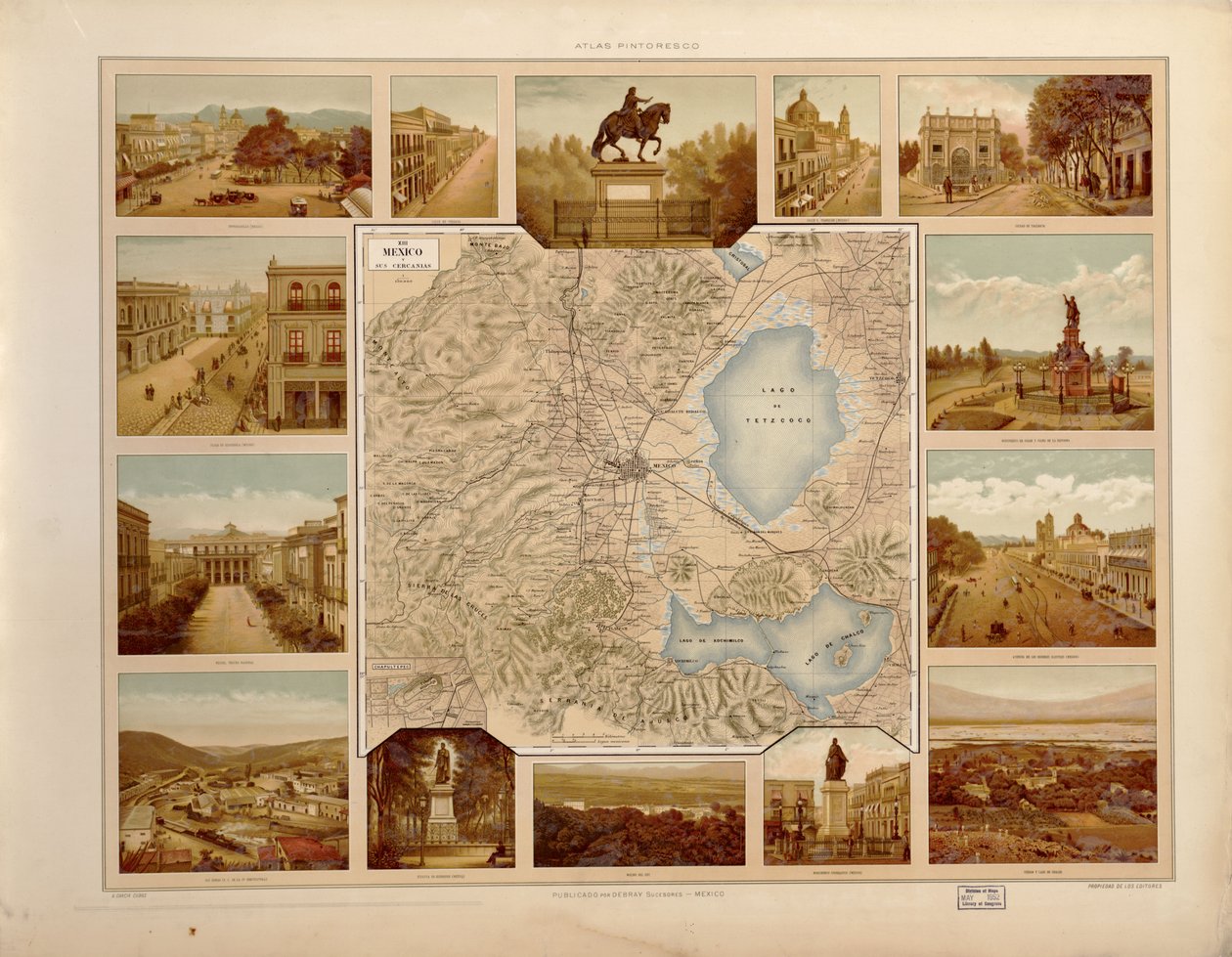 Picturesque and Historical Atlas of the United Mexican States by Antonio García Cubas