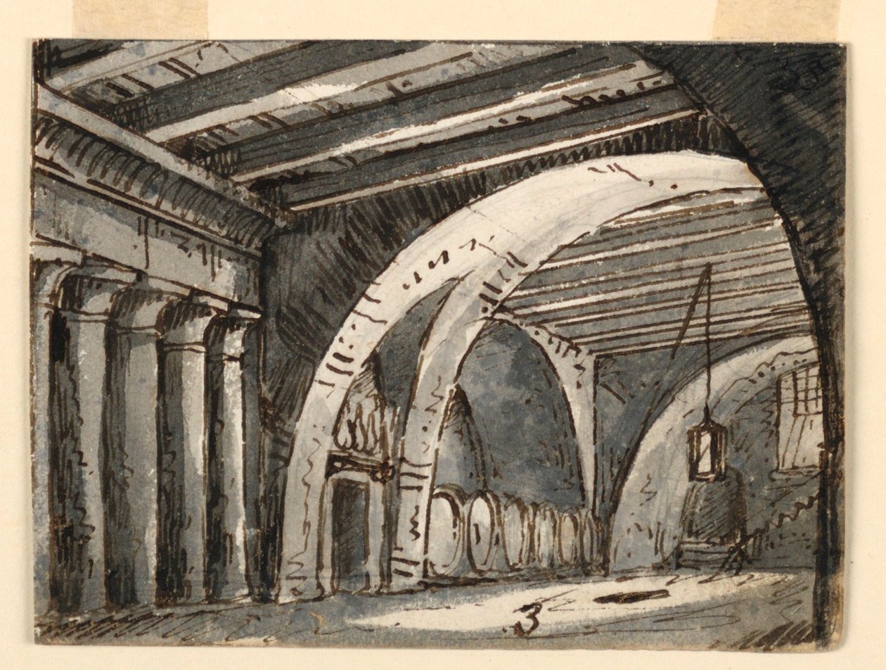Vaulted Cellar by Antonio Giuseppe Basoli