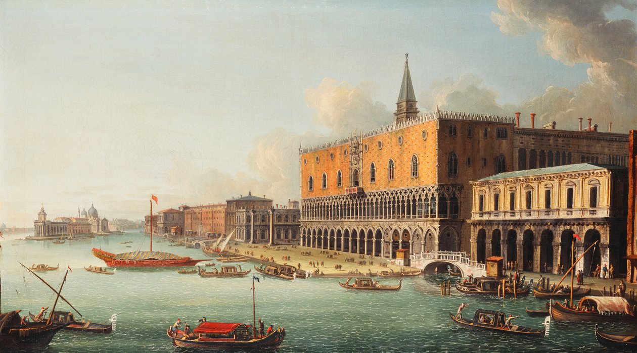 The Bacino di San Marco, Venice, Looking West by Antonio Joli