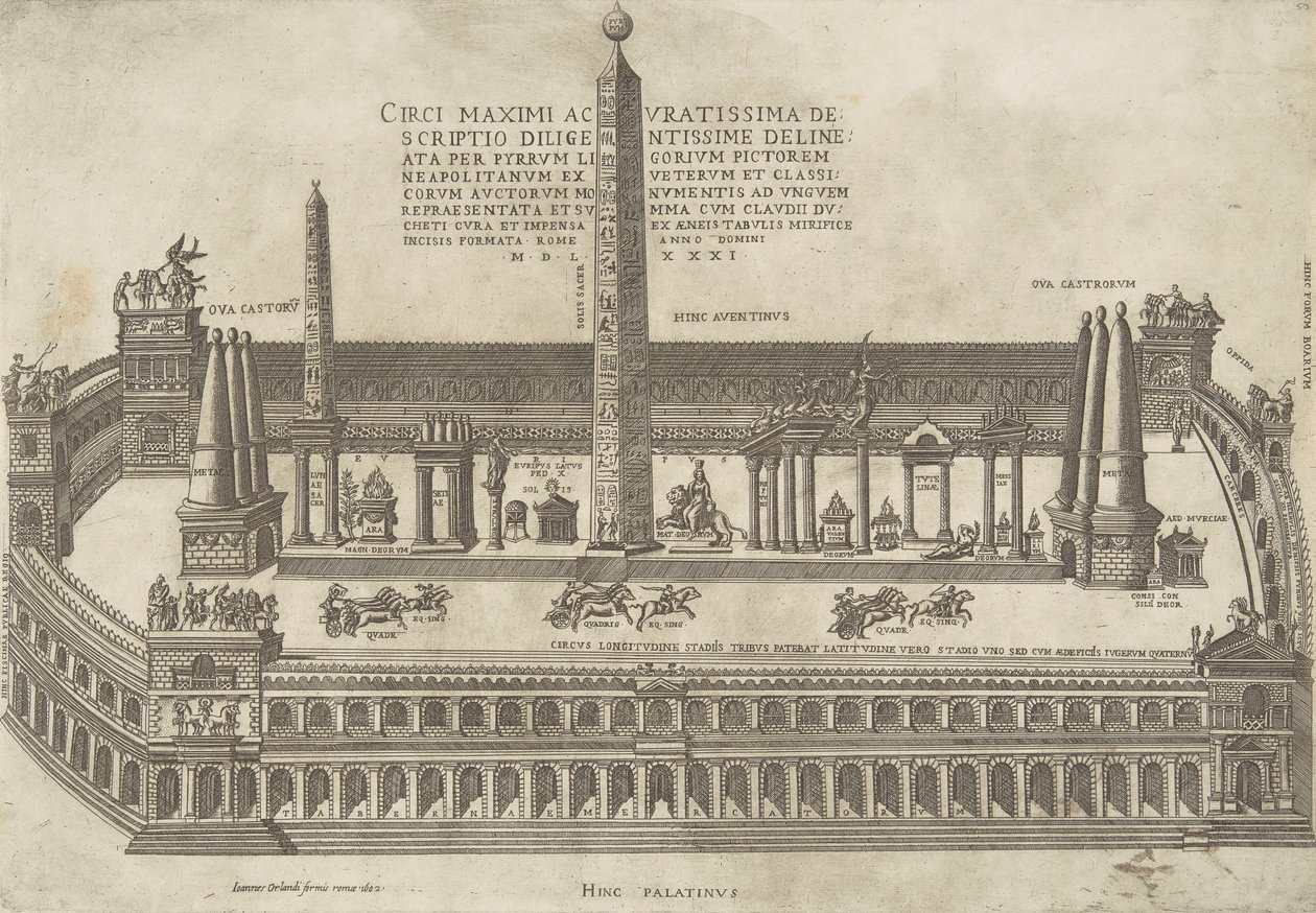 Circi Maximi Accuratissima Descriptio by Antonio Lafreri