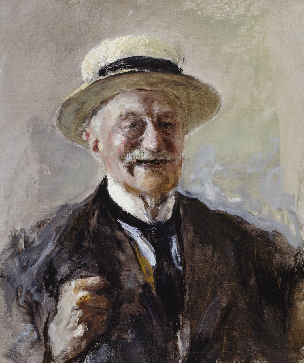 Self-portrait by Antonio Mancini