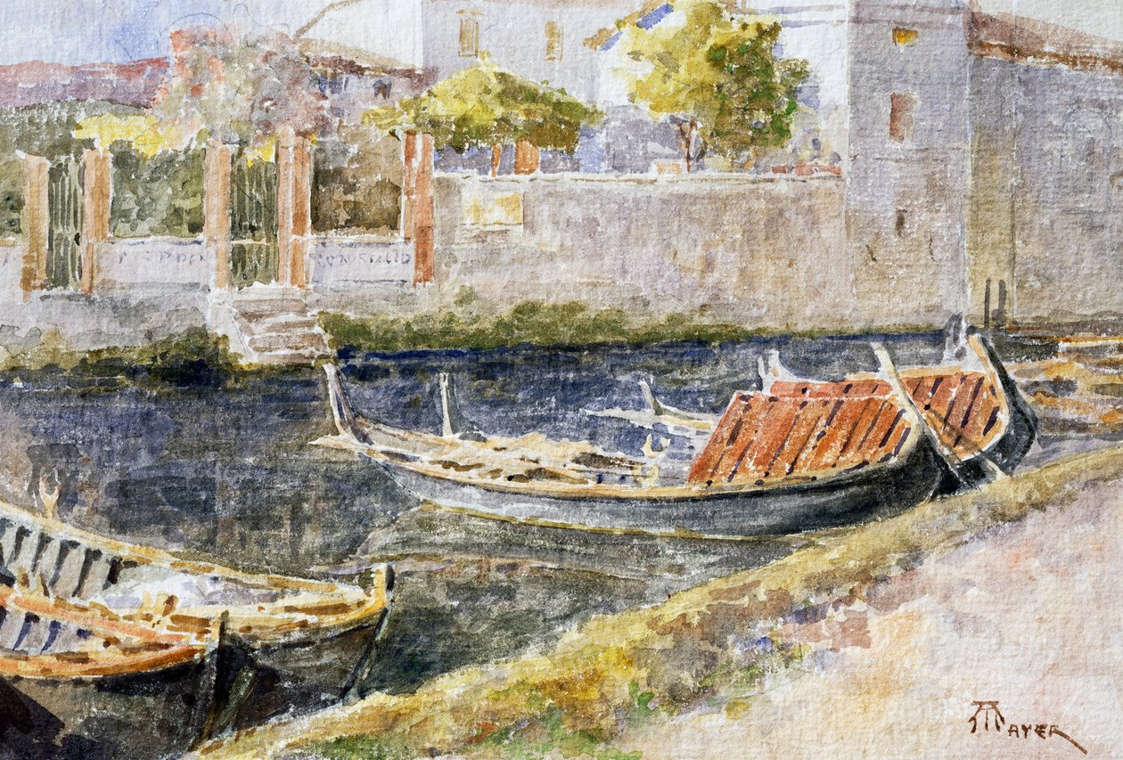 Sirmione on Lake Garda by Antonio Mayer