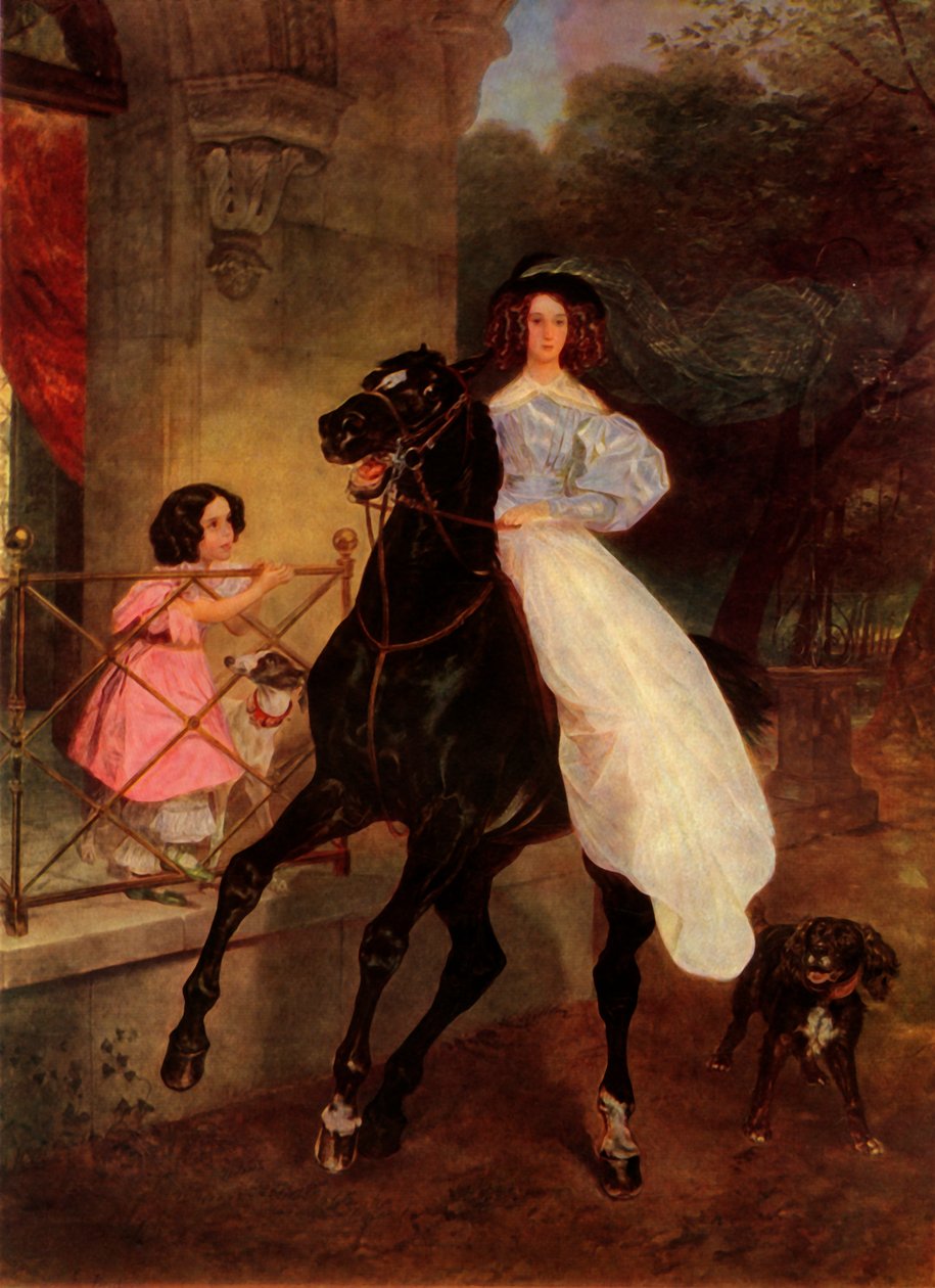 The Horsewoman by Antonio Molinari
