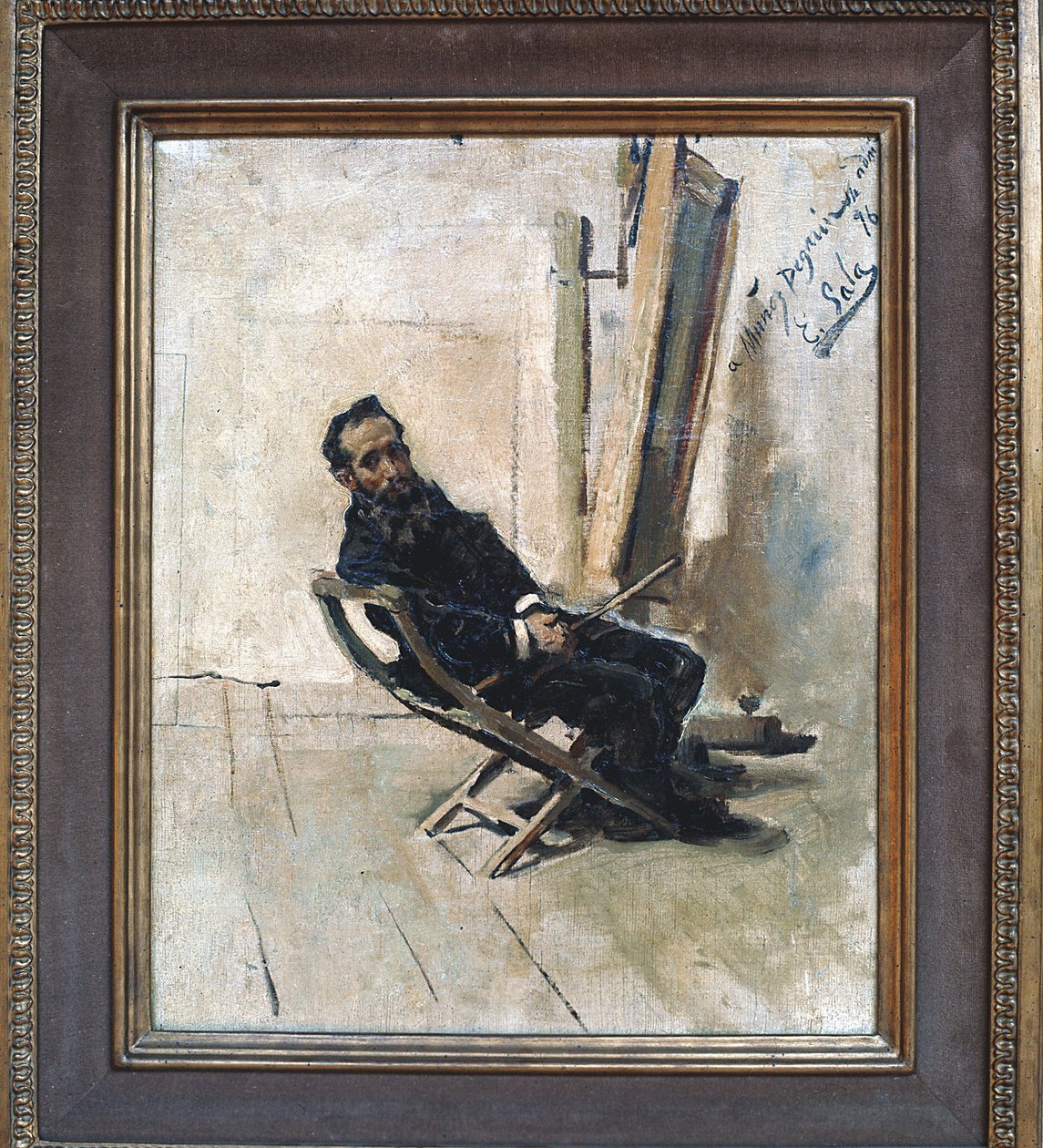 Portrait of Emilio Sala by Antonio Munoz Degrain