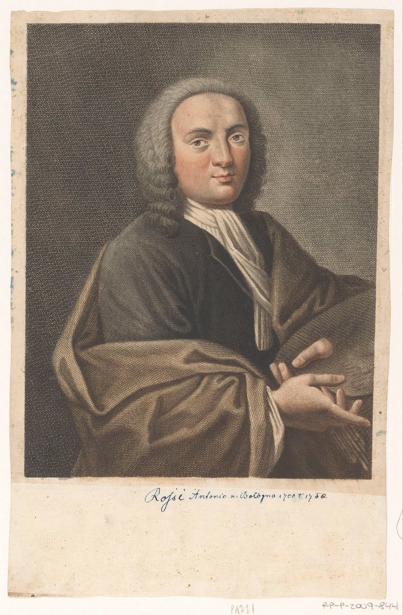 Portrait of Artist Antonio Rossi by Antonio Pazzi