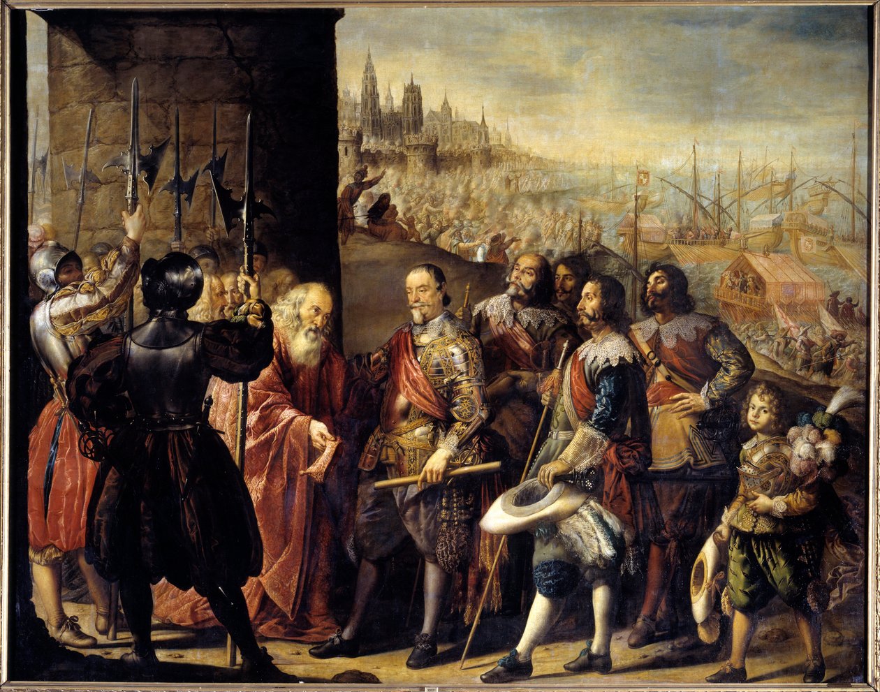 War of Valtelina: The Delivrance of Genes by the Marquis of Santa Cruz in 1625 by Antonio Pereda y Salgado