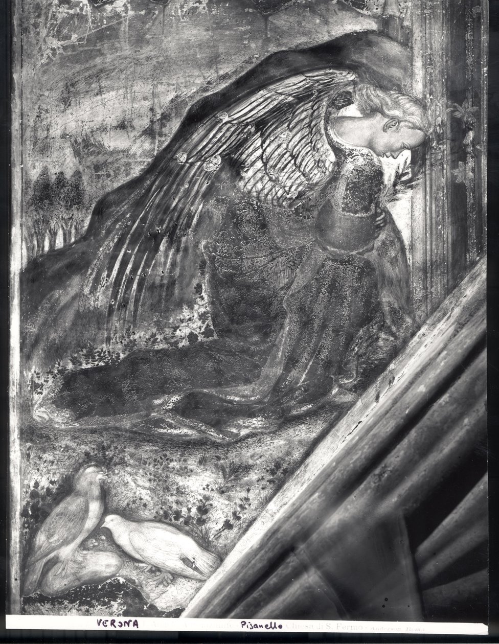 Archangel Gabriel (detail) by Antonio Pisanello