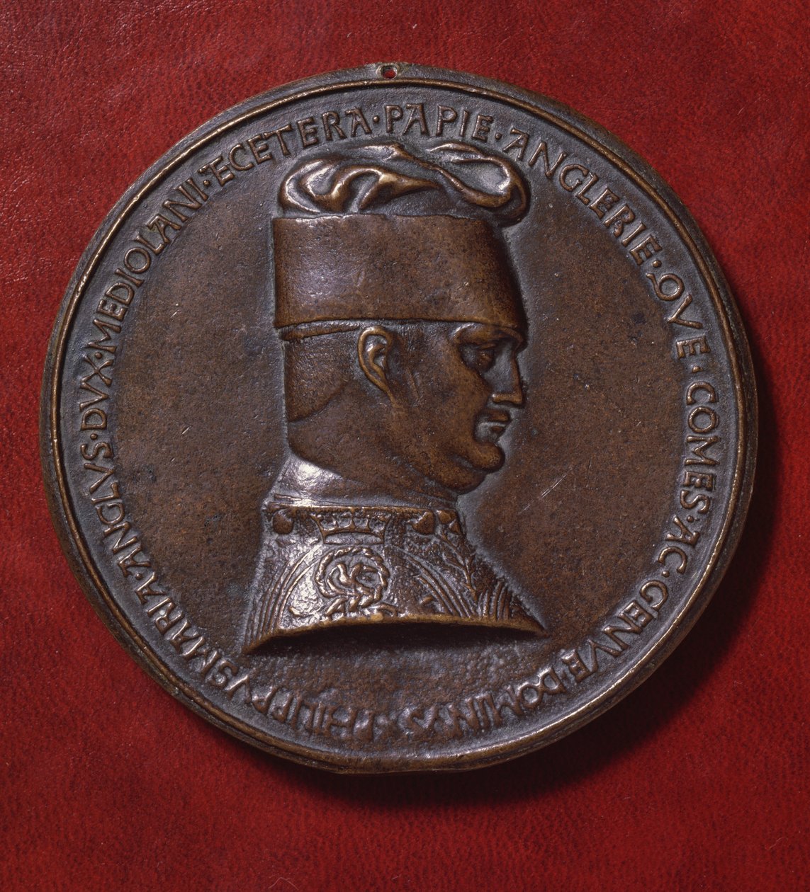 Bronze Medal of Filippo Maria Visconti, Reverse, Designed in 1441 by Antonio di Puccio Pisano, Known as Pisanello by Antonio Pisanello