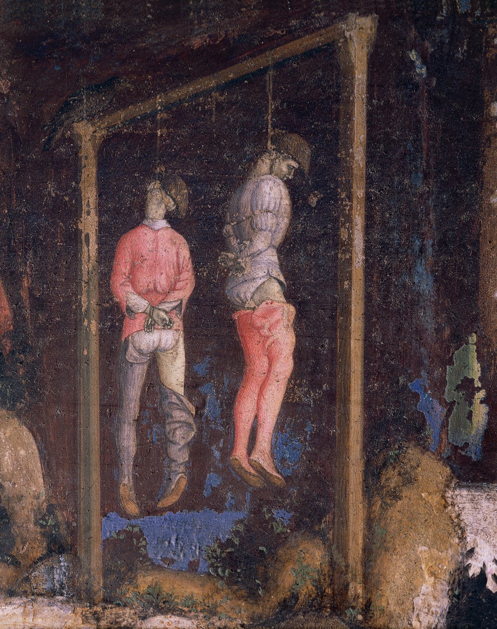 The hanged men (detail) by Antonio Pisanello