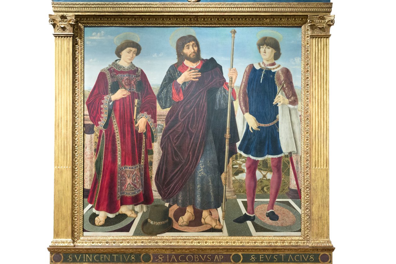 St Vincent, St James and St Eustace by Antonio Pollaiolo