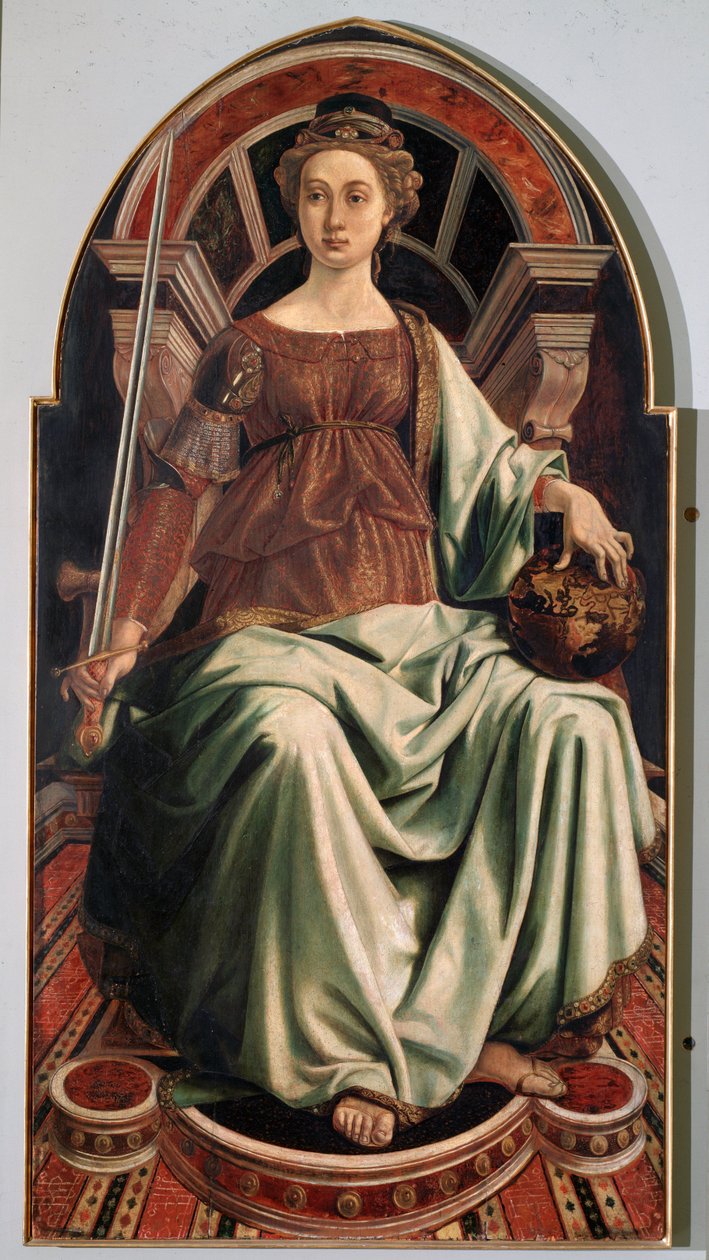 Allegory of Justice by Antonio Pollaiuolo