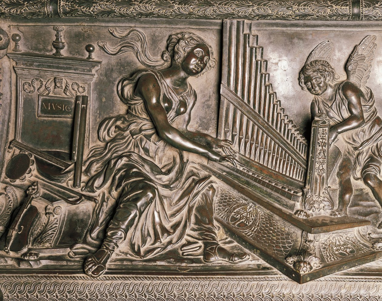 Music, (detail) by Antonio Pollaiuolo