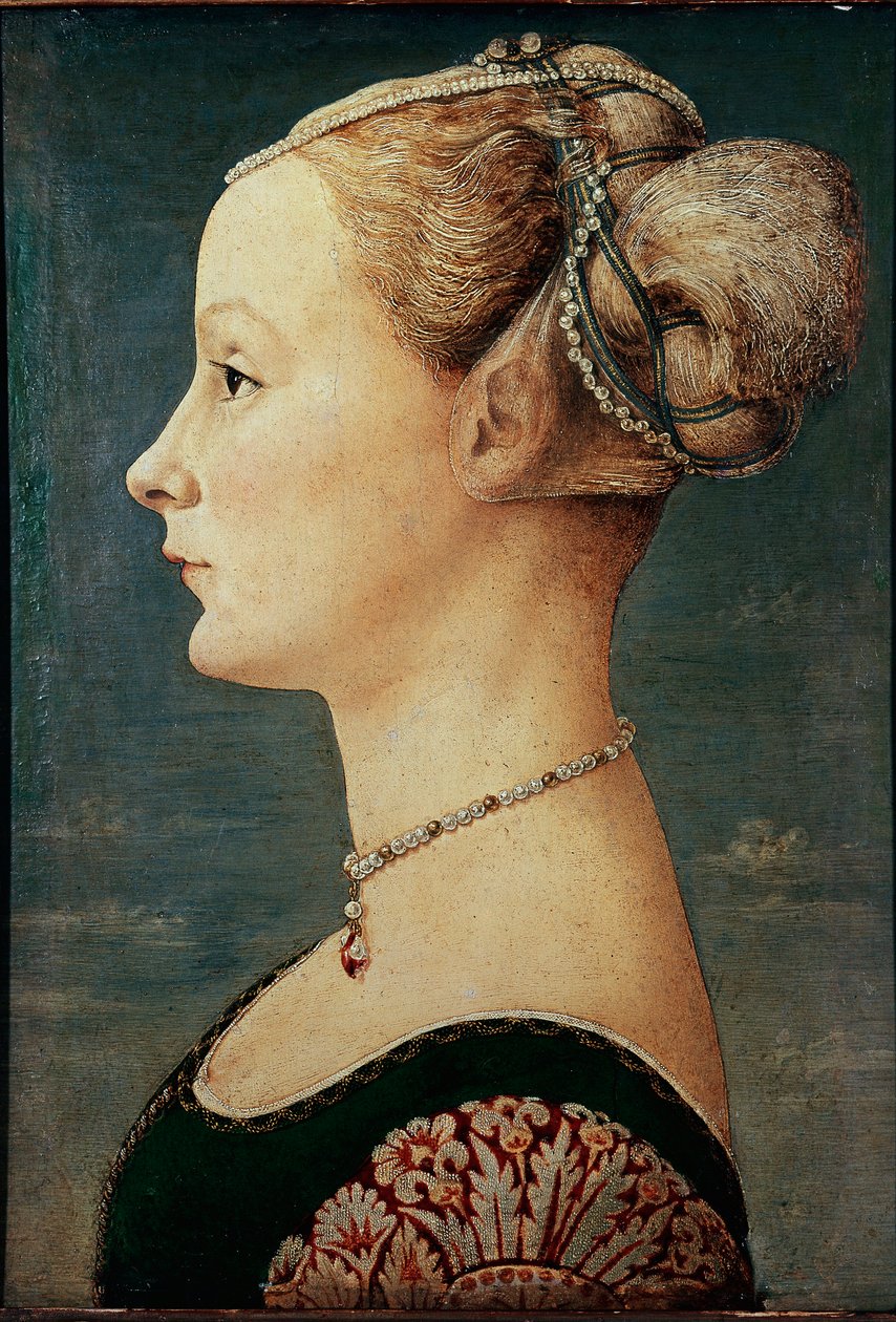 Portrait of a Young Woman by Antonio Pollaiuolo
