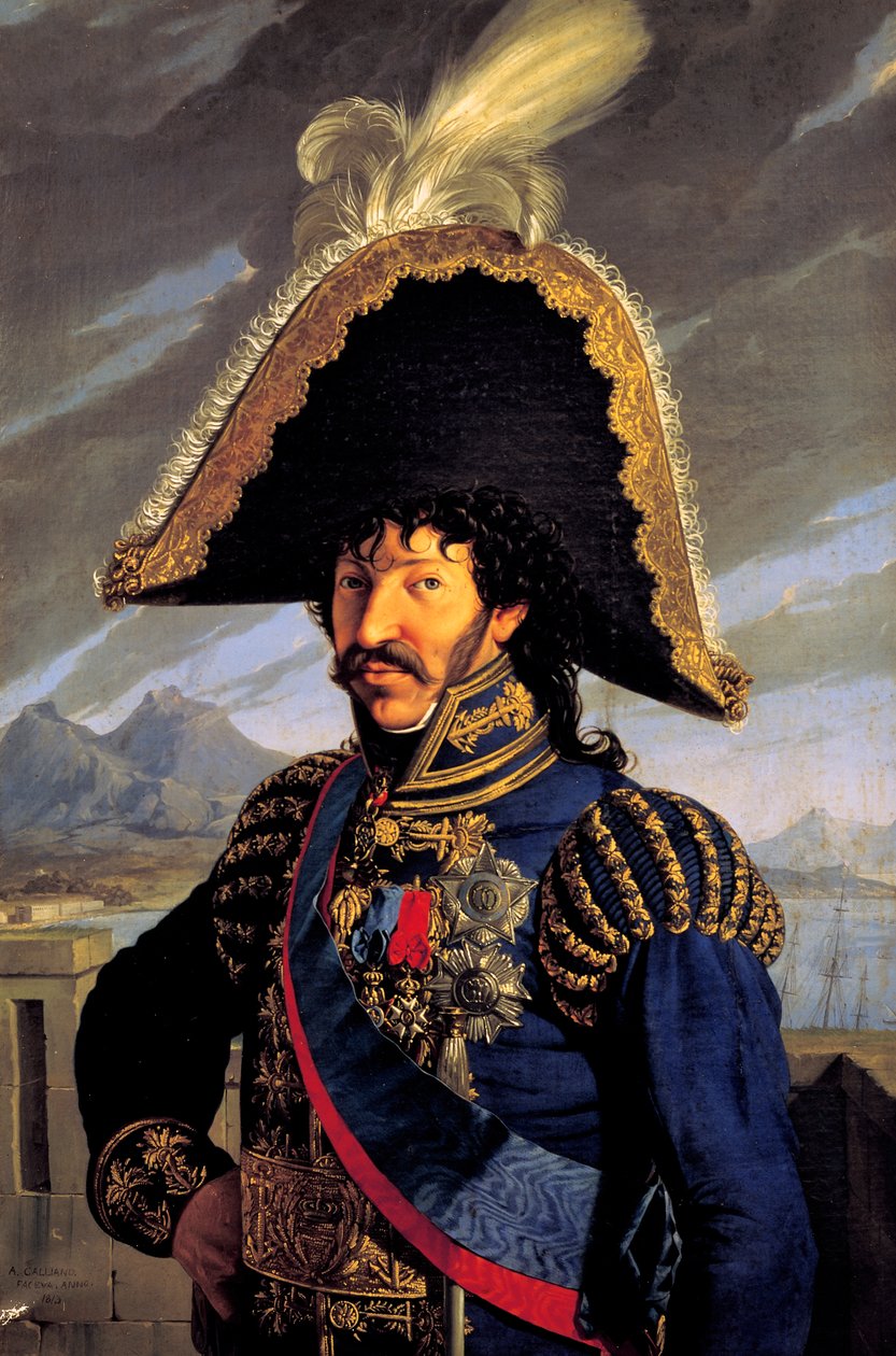 Portrait of Joachim Murat by Antonio Raffaele Callander