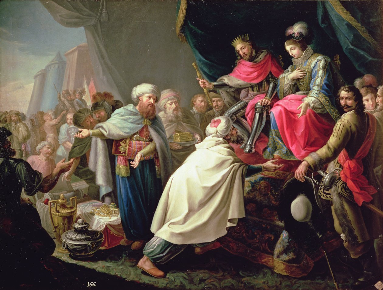 The Catholic Monarchs and the tribute of the Arab princes by Antonio Rodríguez
