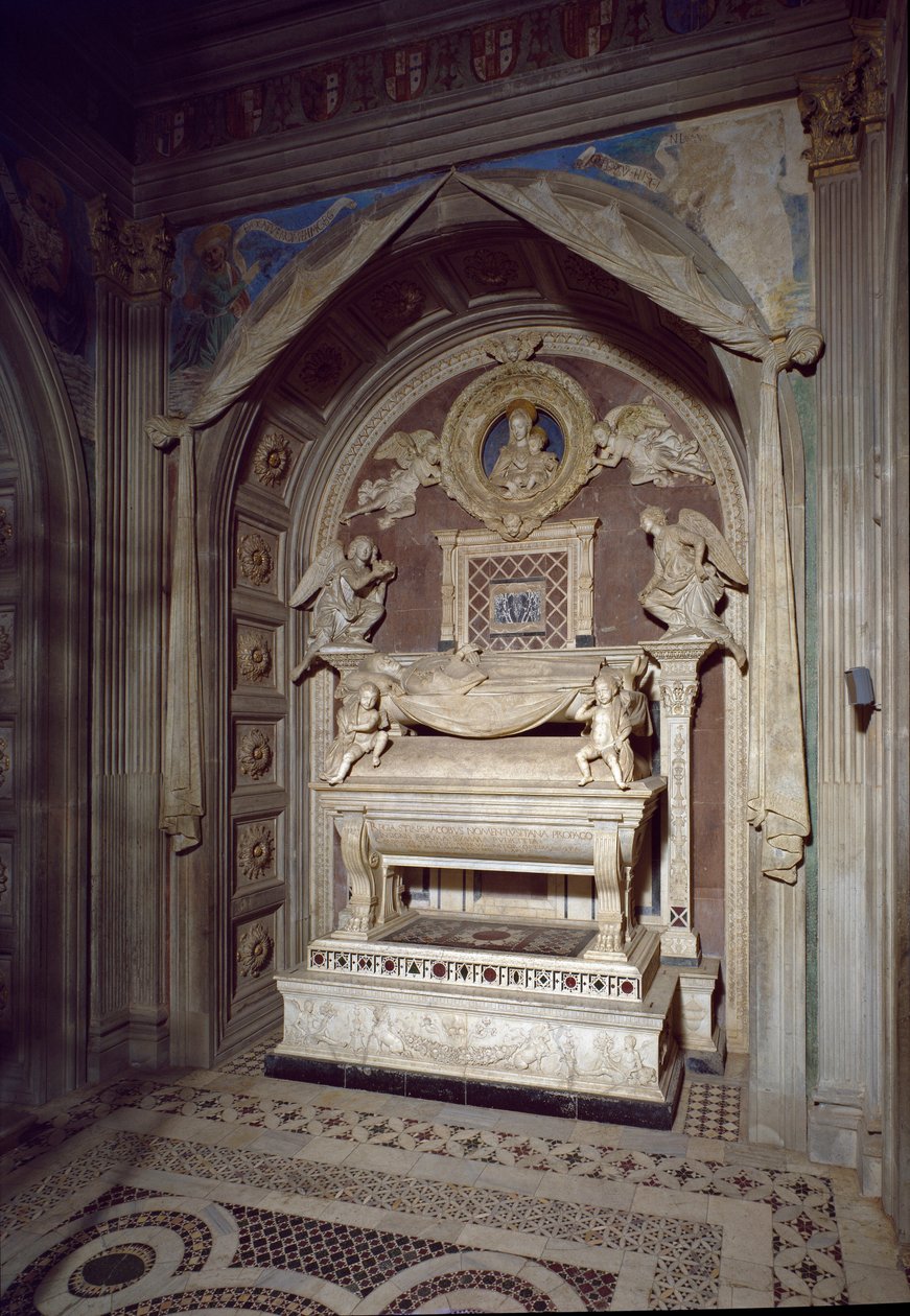 Tomb of the Cardinal of Portugal, James of Portugal by Antonio Rossellino