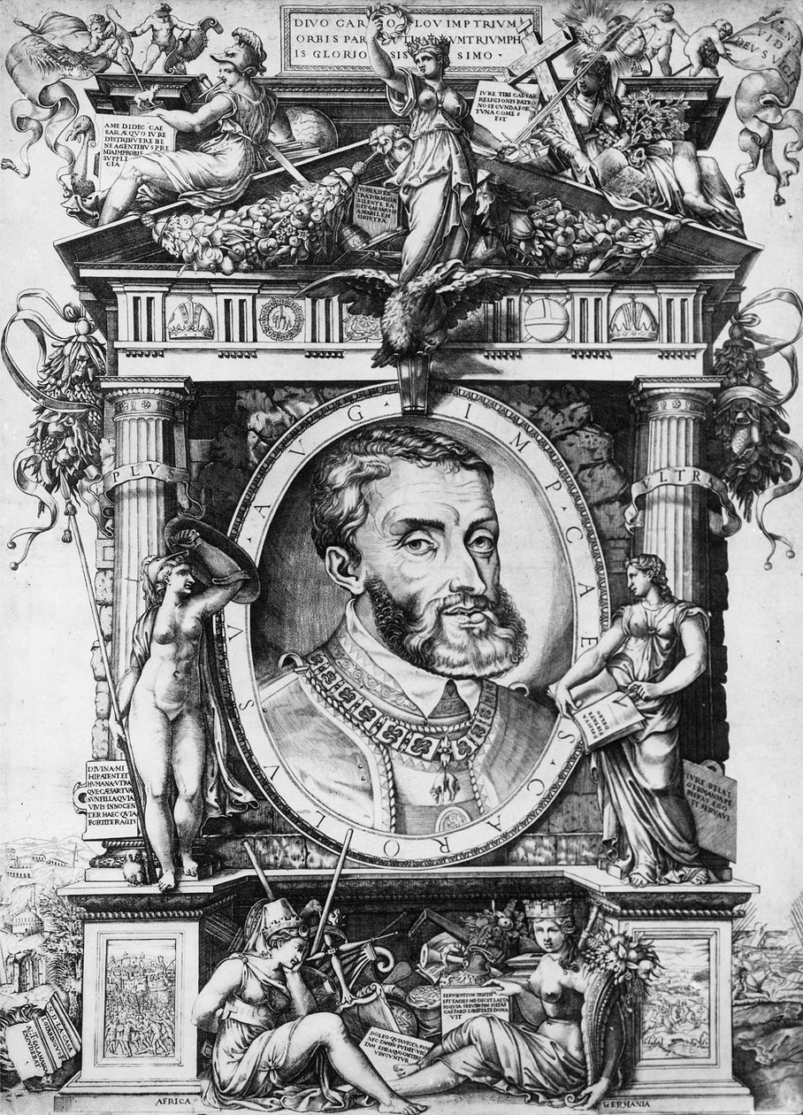 Portrait of Charles V, Holy Roman Emperor by Antonio Salamanca