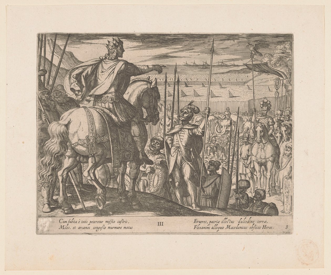 Alexander the Great Instructs the Macedonian Soldiers by Antonio Tempesta