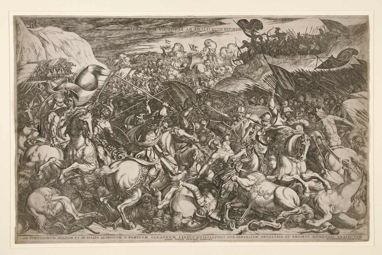 Battle of the Israelites and the Amalekites by Antonio Tempesta