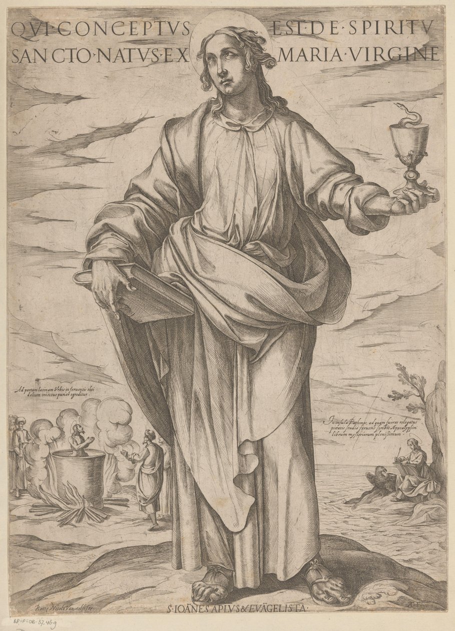 Saint John (Christ, Mary, and the Apostles) by Antonio Tempesta