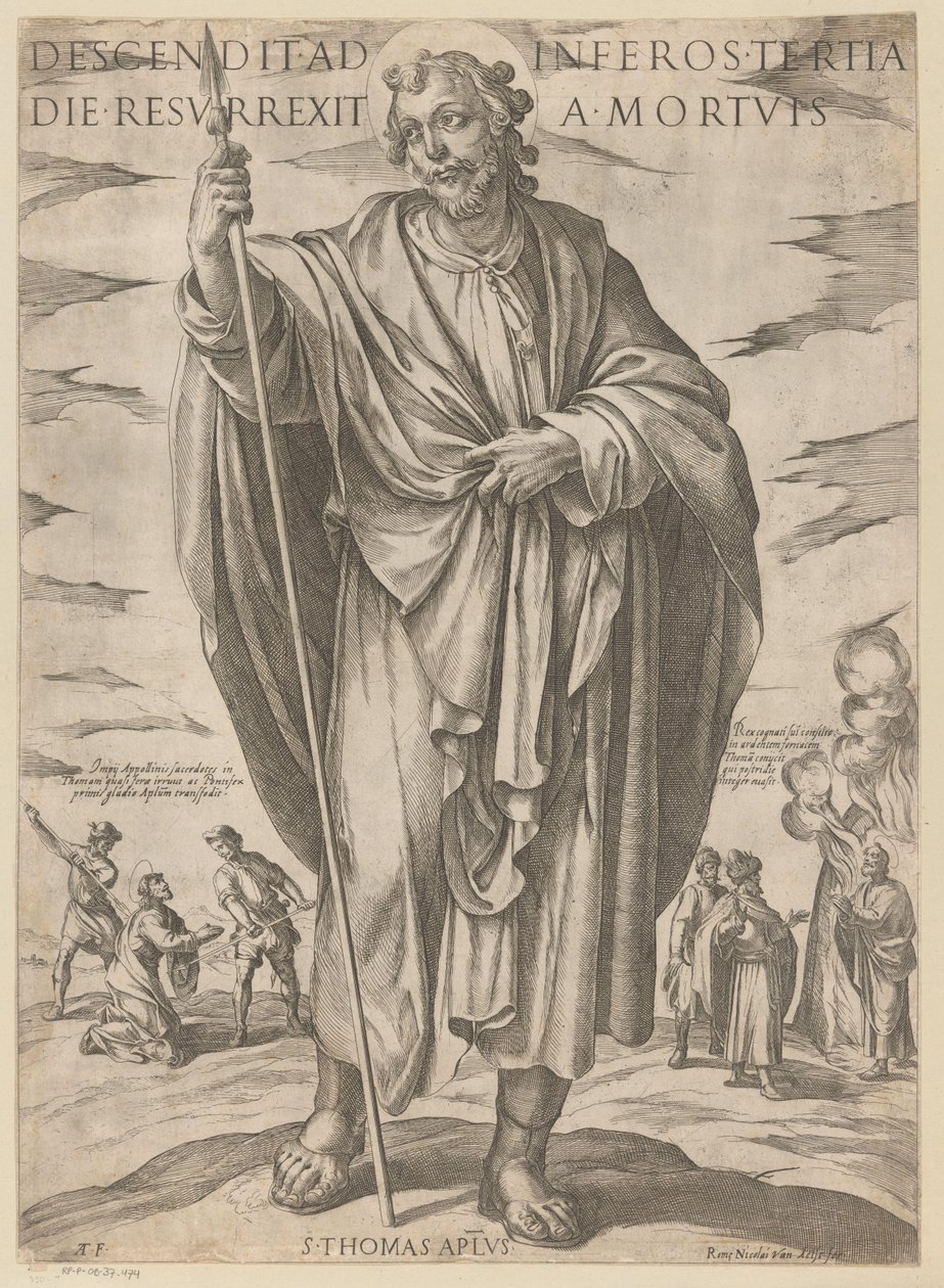 Saint Thomas by Antonio Tempesta