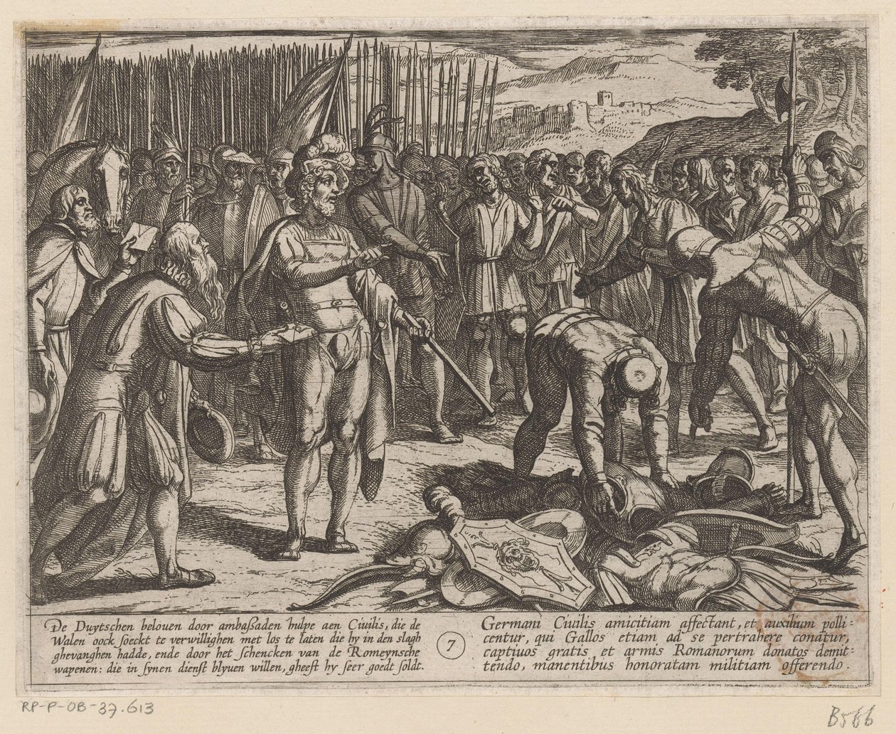 German Envoys Visit Julius Civilis by Antonio Tempesta