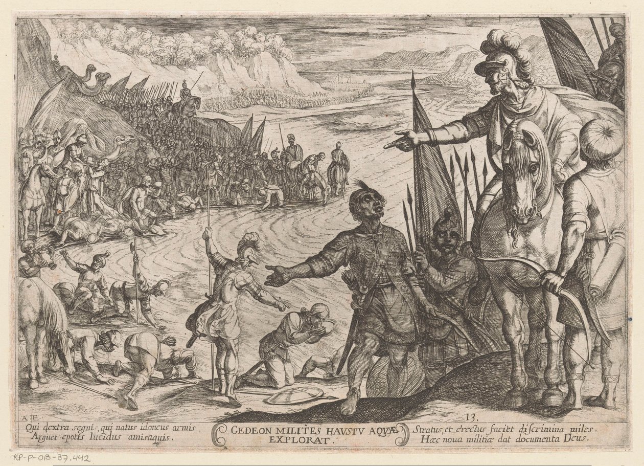 Gideon Chooses His Soldiers by Antonio Tempesta